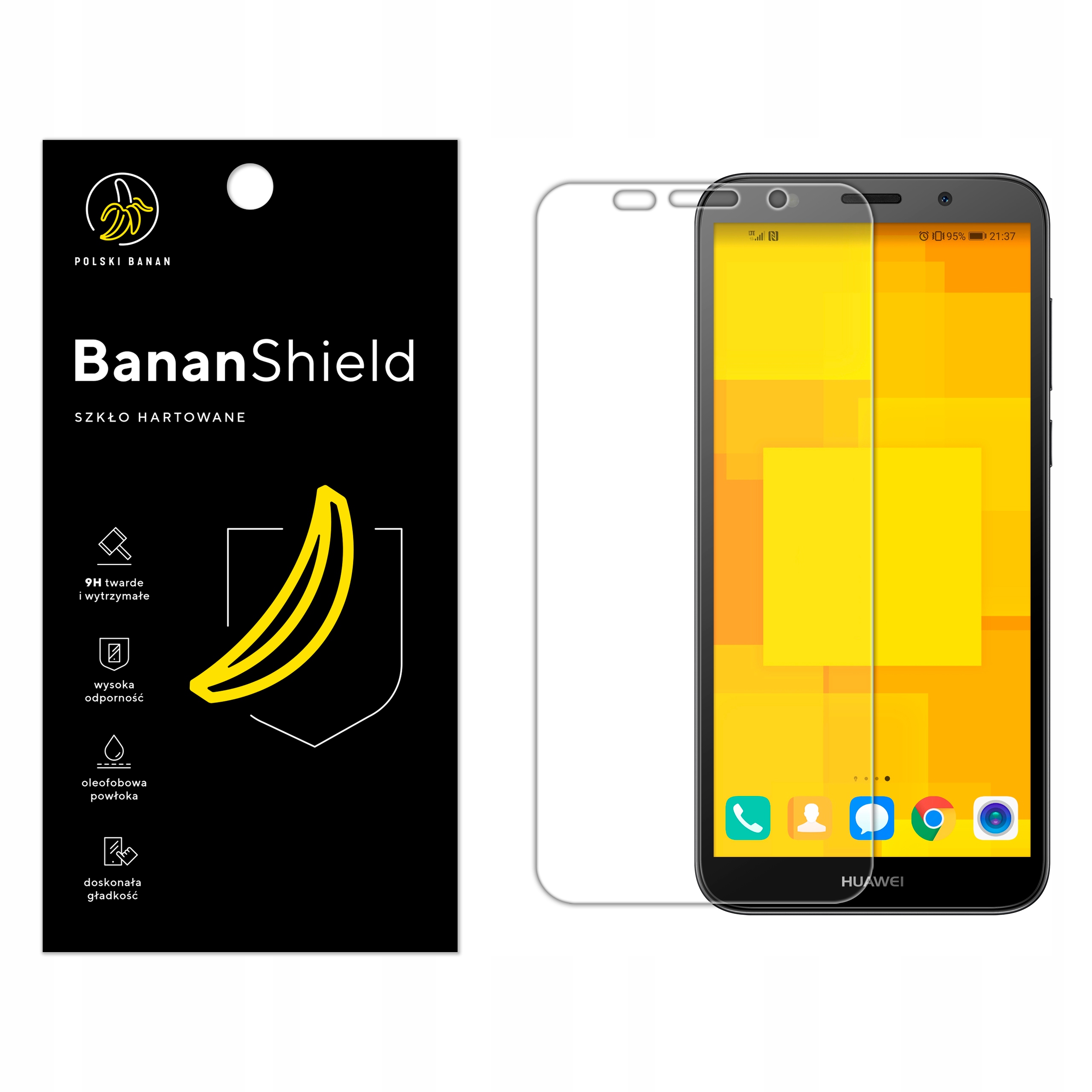 

Szkło Hartowane Polski Banan 9H do Huawei Y5 2018