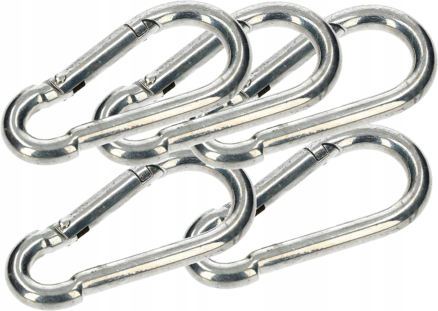 KARABIŃCZYK STRAŻACKI 5 SZT KARABINEK HAK LIN 80