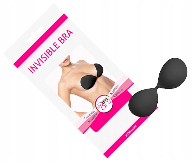 

Miseczka A Bye Bra Invisible Bra Czarny - Niewidzi