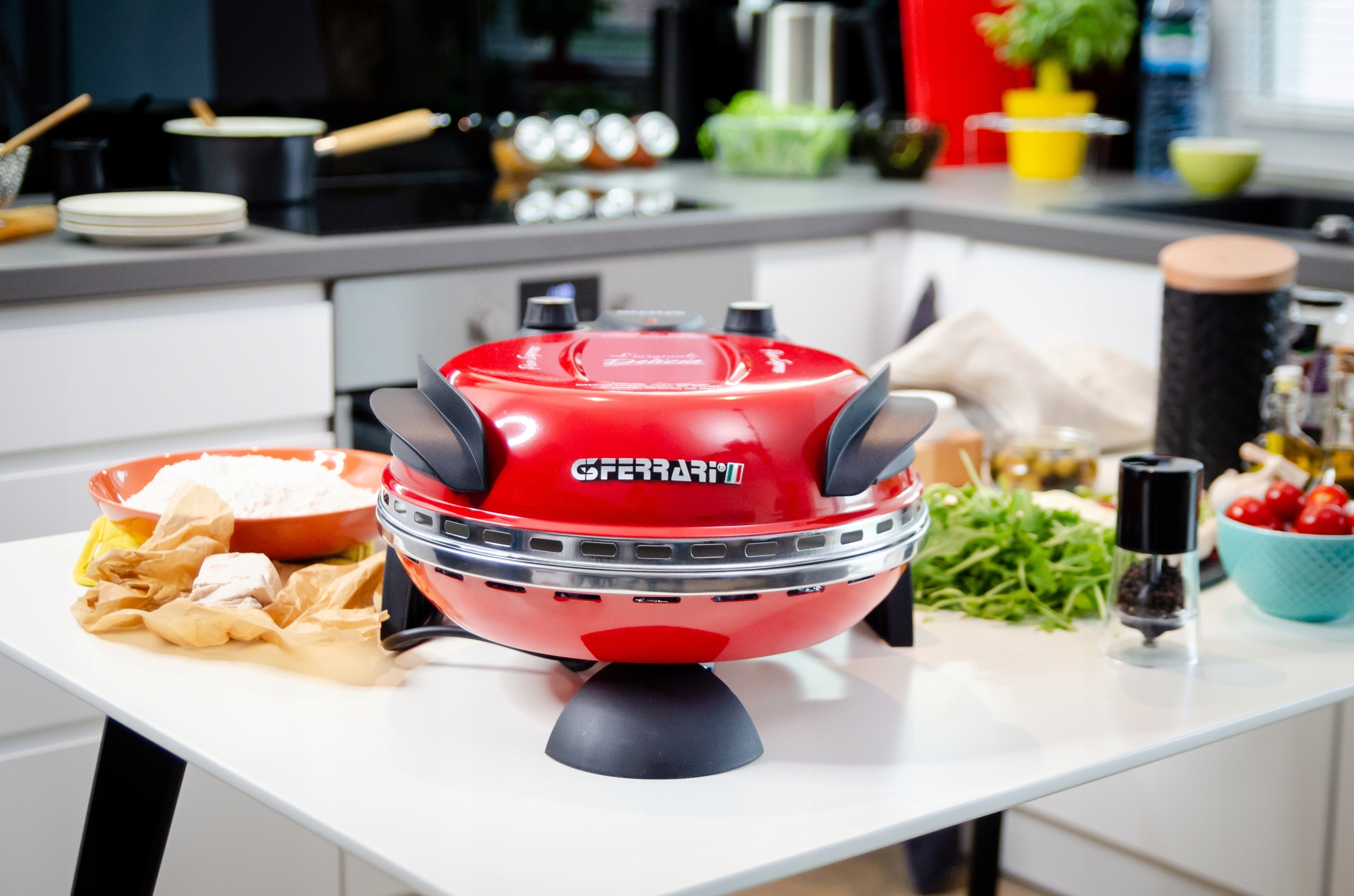 DOMOWY PIEC DO PIZZY KAMIEŃ G3FERRARI G10006 400°C PRZEPISY Marka G3Ferrari