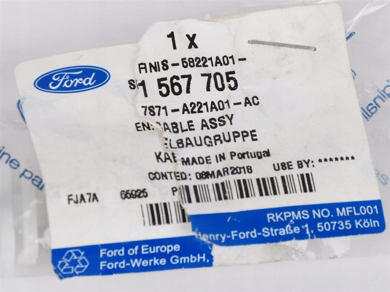 LINKA ZAMKA DRZWI LEWE PRZOD FORD MONDEO MK4 07 14 Car type Passenger cars