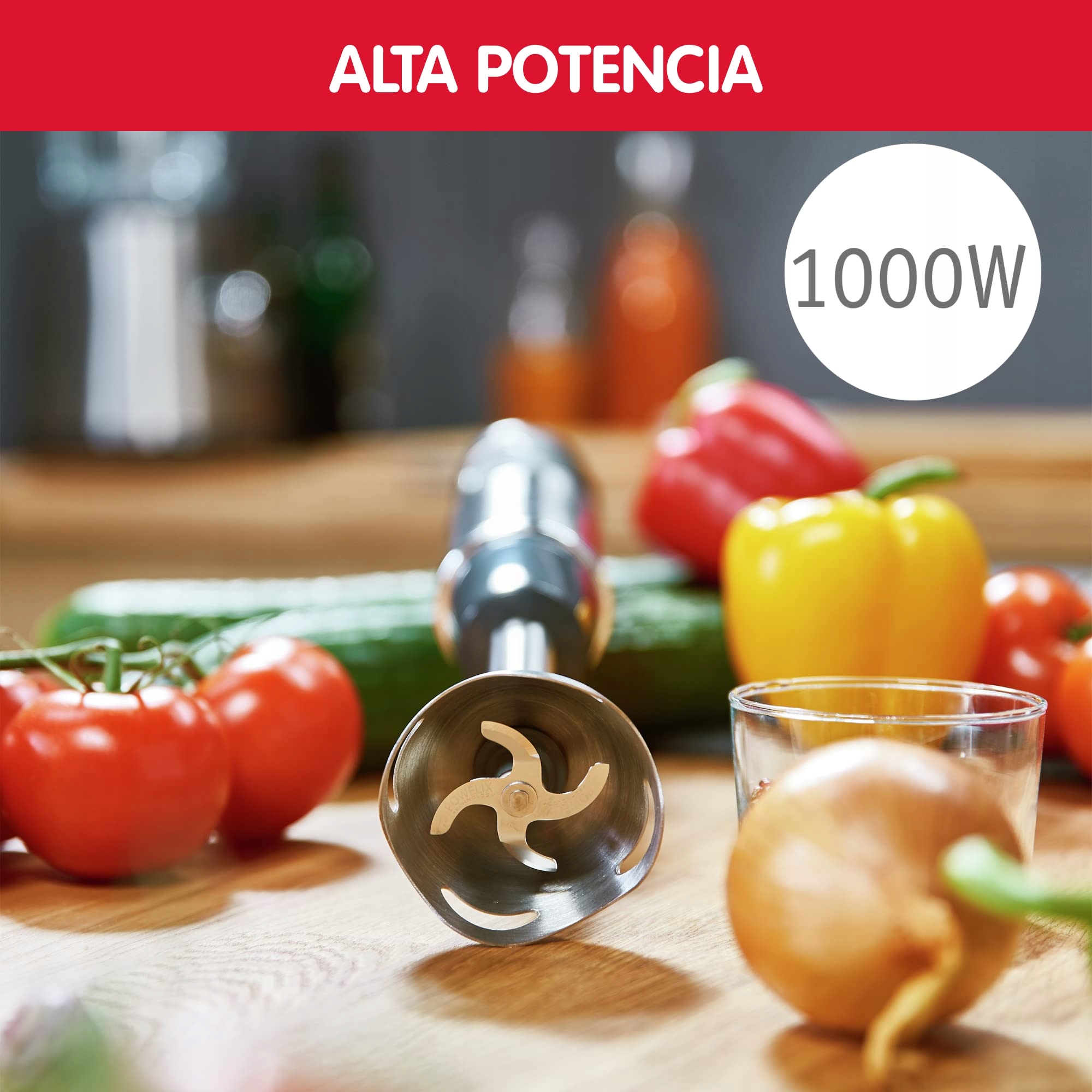 MOULINEX Quickchef Blender Ręczny 3w1 Technologia Powelix Stal Nierdzewna — miniatura 3