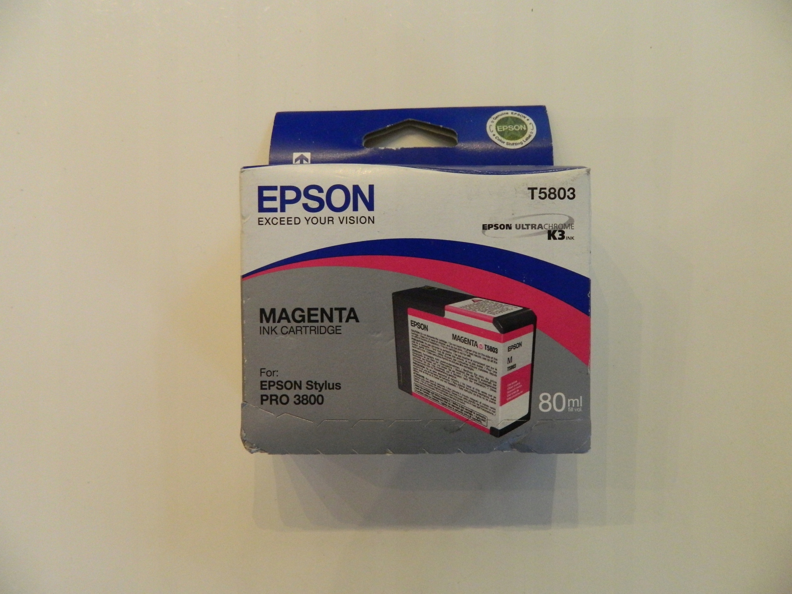 Inkoust Epson Originál T5803 Magenta C13T580300 80ml