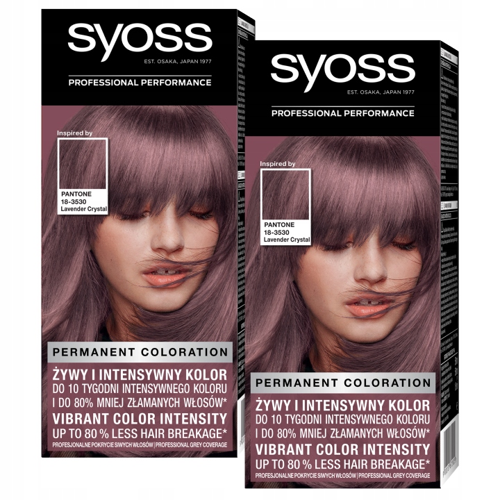 

Syoss Pantone Farba do Włosów 8-23 Lawendowy 2x