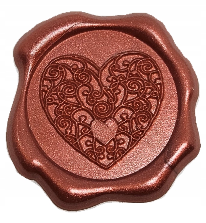 Odbicia Lakowe PIECZĘĆ LAKI SERCE KRWISTE 10szt