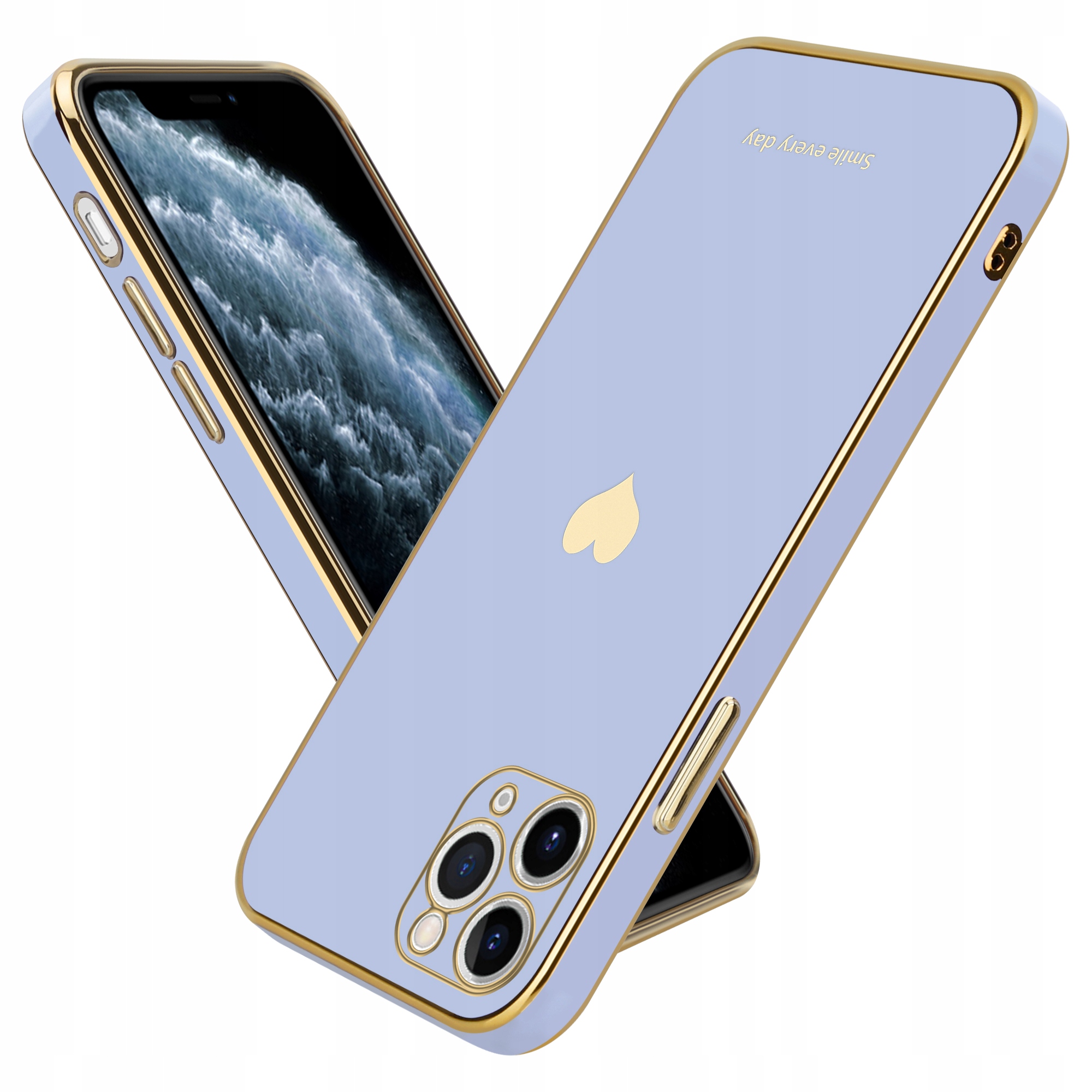 KOBIECE ETUI HEART DO IPHONE 11 PRO | LAWENDOWY Marka Inna