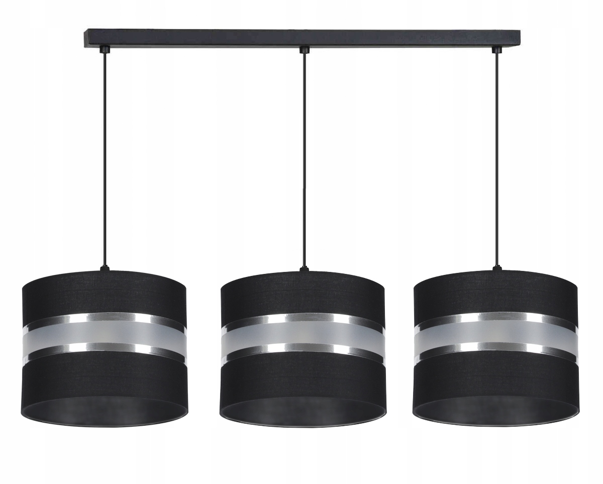 Závěsná lampa Adella 3 Stropní Lustr Abażur