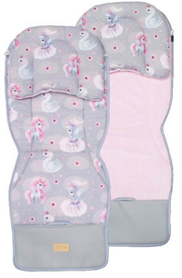 WKŁADKA DO WÓZKA SPACERÓWKI DWUSTRONNA PODUSZKA REDUKCYJNA BAWEŁNA VELVET