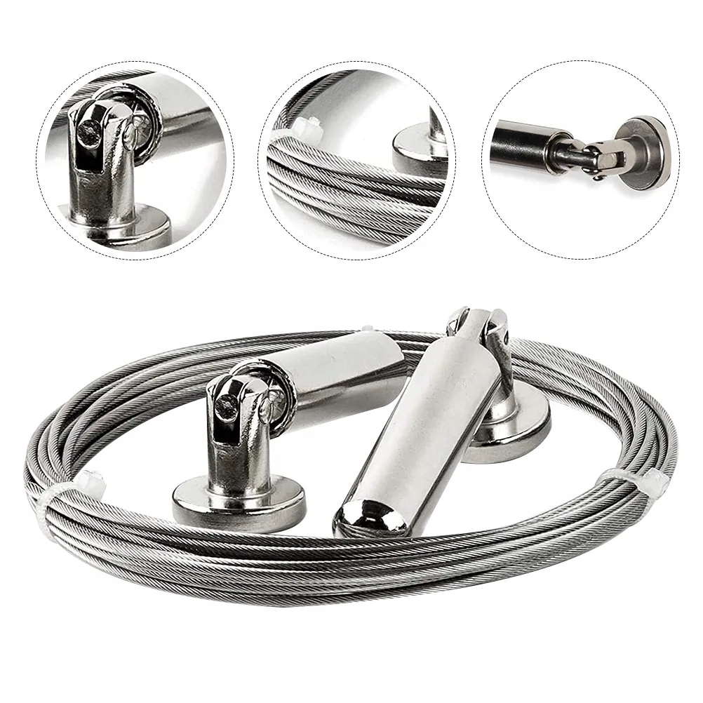 KARNISZ LINKA STALOWA DO ZASŁON OGRODOWYCH 5 M Marka inna