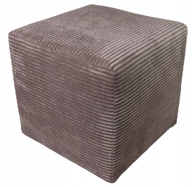 

Pufa kwadrat 40cm Poso Lincoln sztruks gruby welur