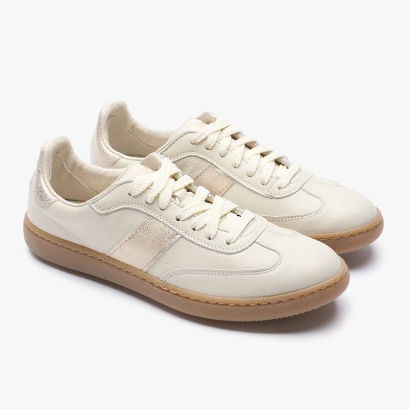 Ryłko 0TRX7 3IV krémové polobotky vel.38 platinový pásek Kochland