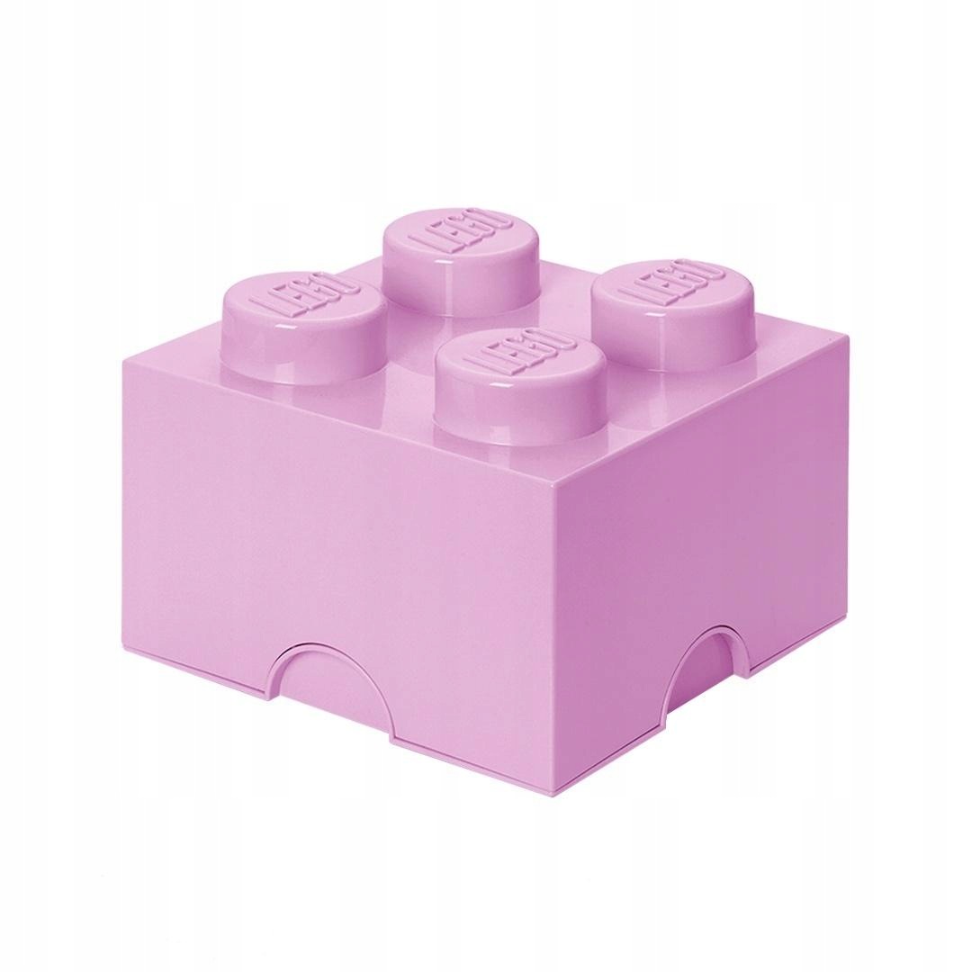 Lego (r) kontejner kostka čtyřka růžová světlá