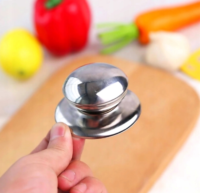 6X GAŁKA GAŁKI UCHWYTY DO POKRYWEK GARNKA METAL Kod producenta JY11187