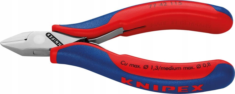 Boční štípací kleště pro elektroniku 115 mm 77 02 115 Knipex