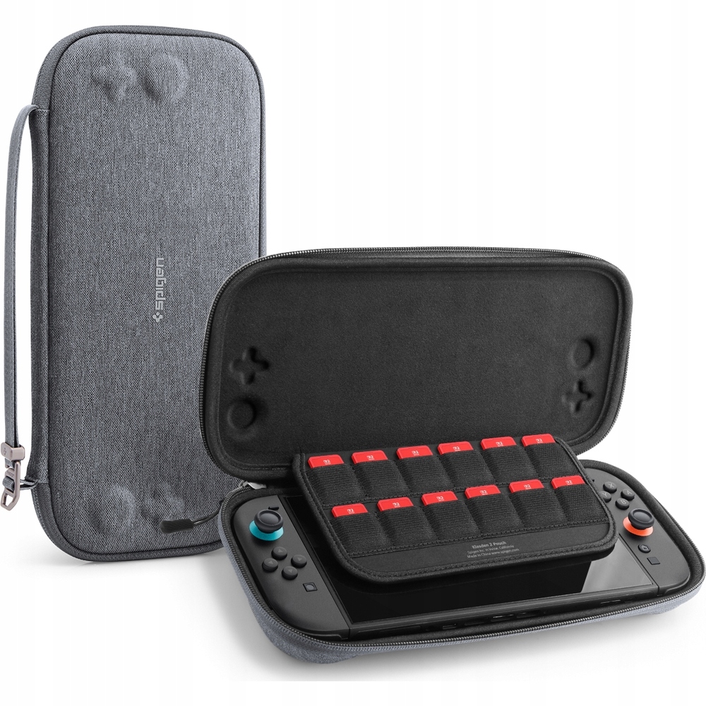 Etui Spigen do Nintendo Switch 2, smukła lekka torba z miejscem na 12 gier