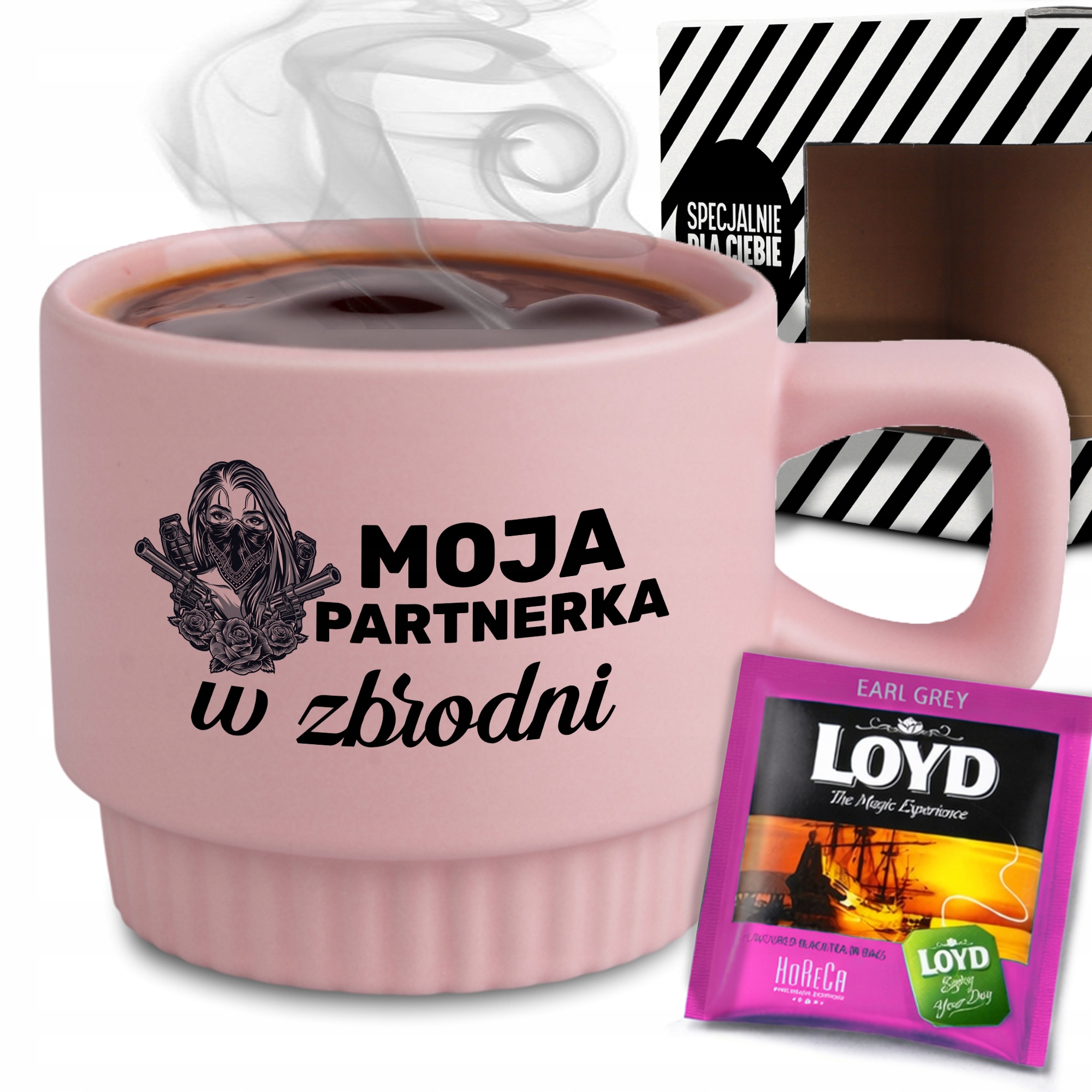 Ryhovaný Hrnček V Krabici Ružový Čaj, Moja Partnerka V Zločine, Darček