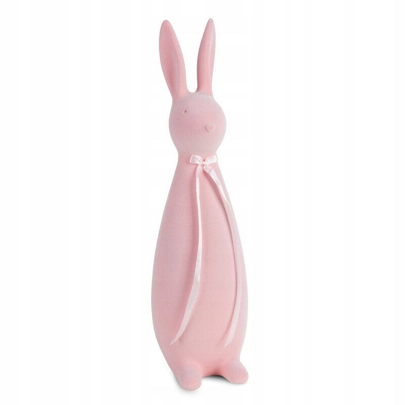 Velikonoční figurka 13x16x47 Zajíc růžová světlá