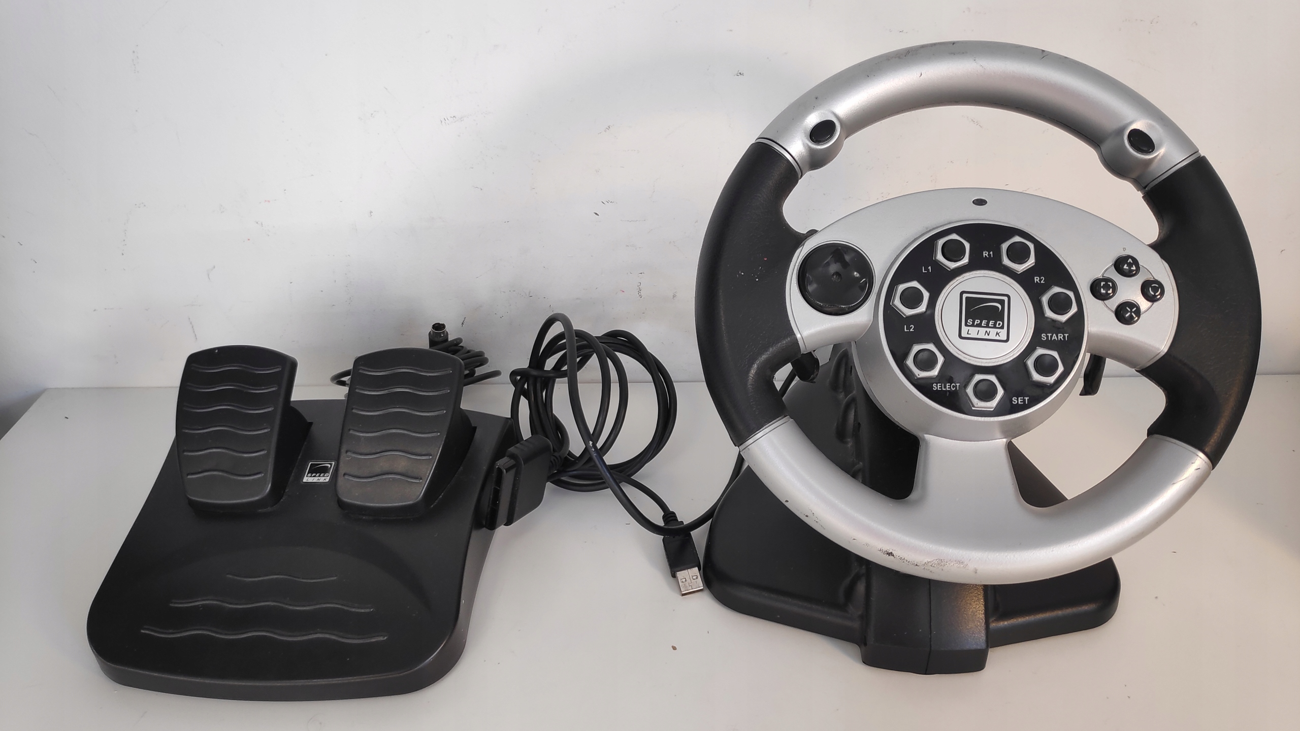 Speed Link 2 in 1 Kierownica PC PS2 SL-6682
