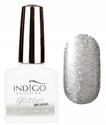 Indigo Hybridní lak Silver Cha Cha 7 ml
