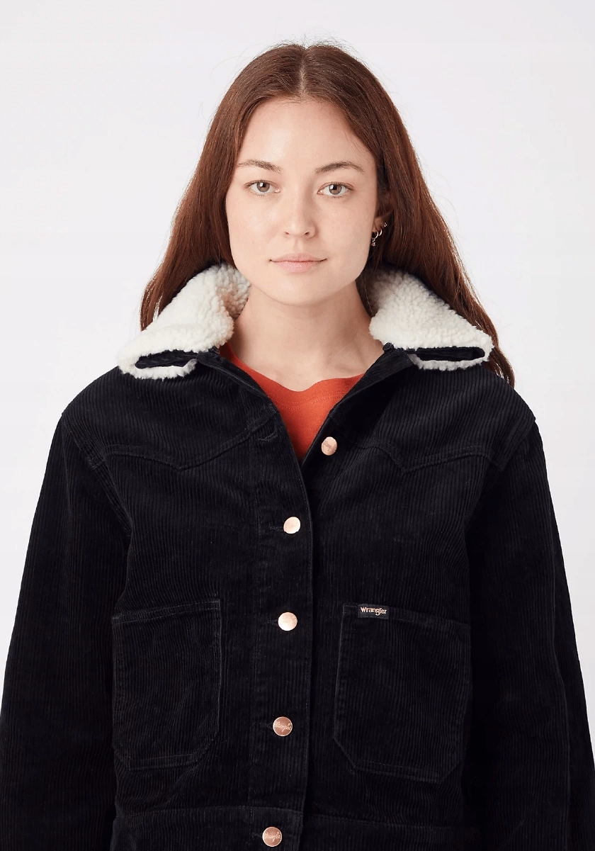 Dámská bunda Wrangler Western Ranch Jacket Black W43788100 3XL