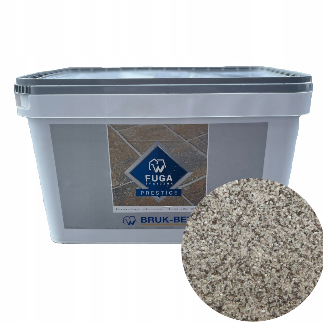 FUGA ŻYWICZNA PRESTIGE DO KOSTKI BRUKOWEJ SZARY KAMIEŃ BRUK-BET 25KG