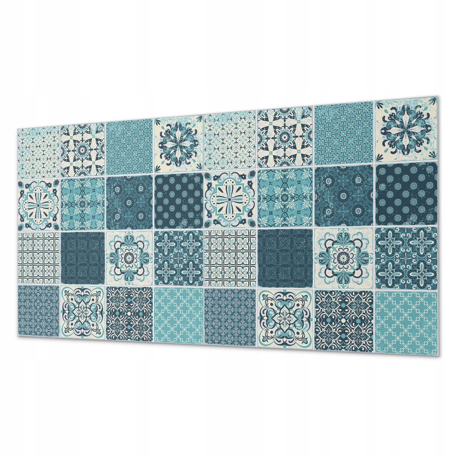 Vinylový podlahový panel Tvary mozaiky v geometrickom štýle 120 x 60 cm