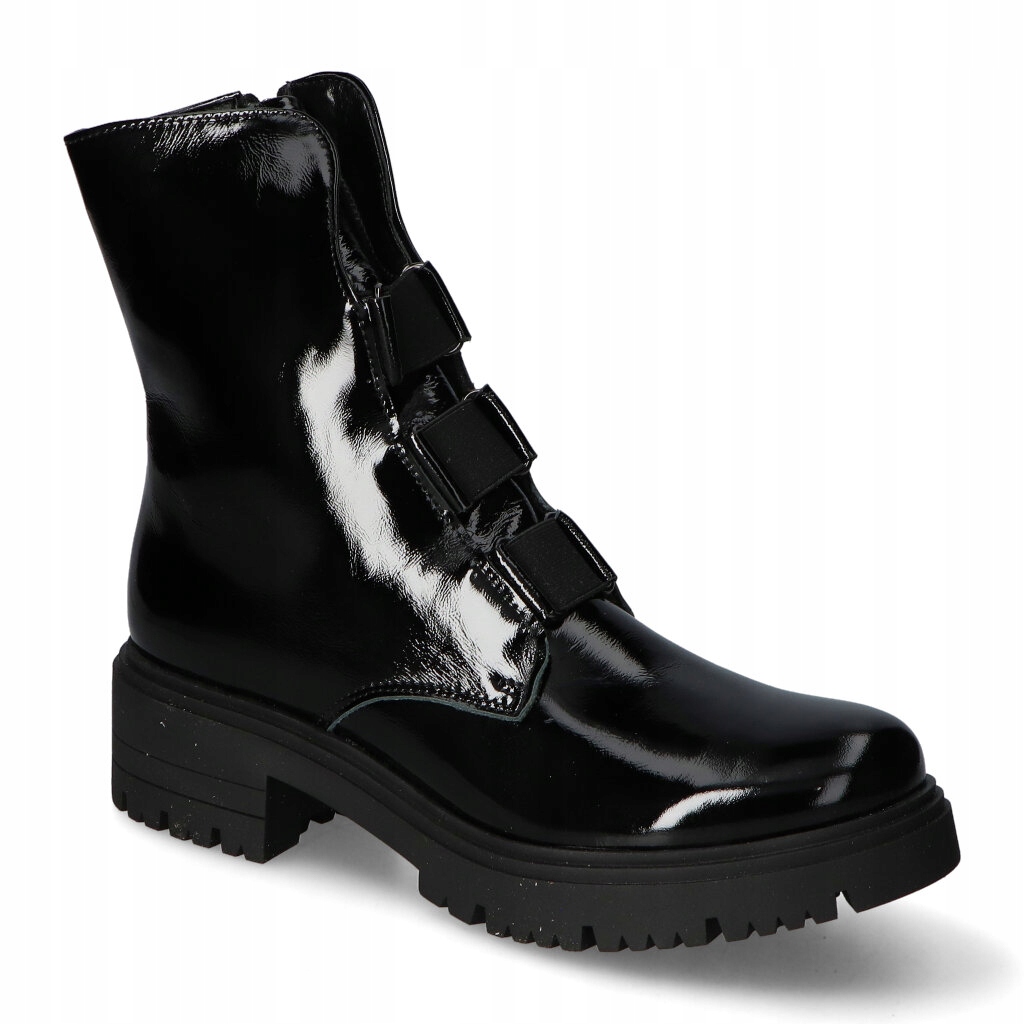 Černé kotníkové Kotníkové Boty Tuomo 1912, velikost 37