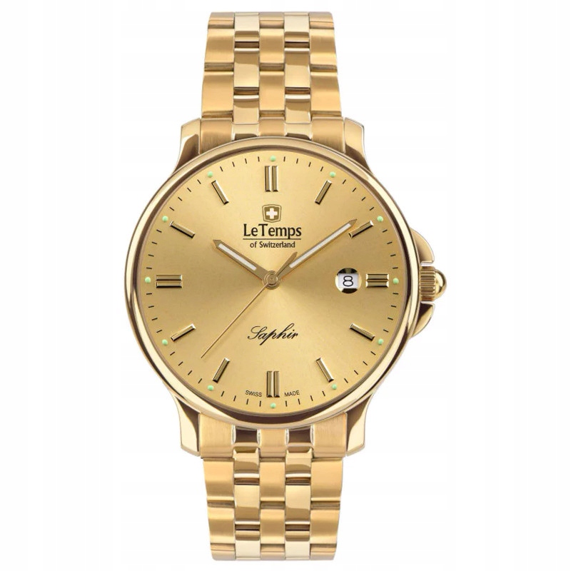 Pánské Hodinky Le Temps LT1067.56BD01 zlaté