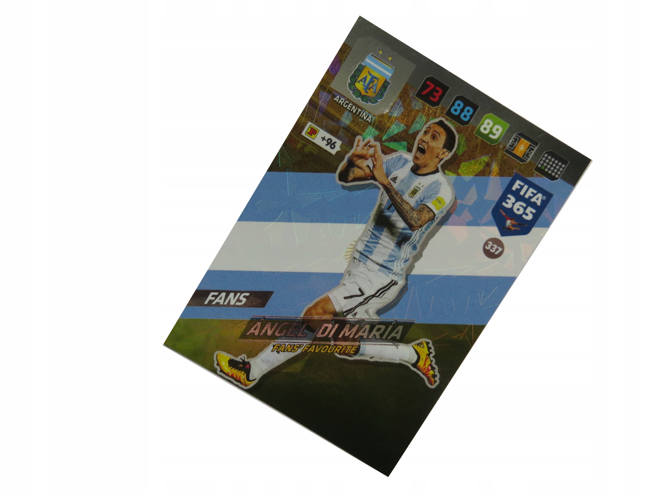Panini Fifa 365 2018 Karta Fans Favourite 337 Angel DI Maria Argentyna