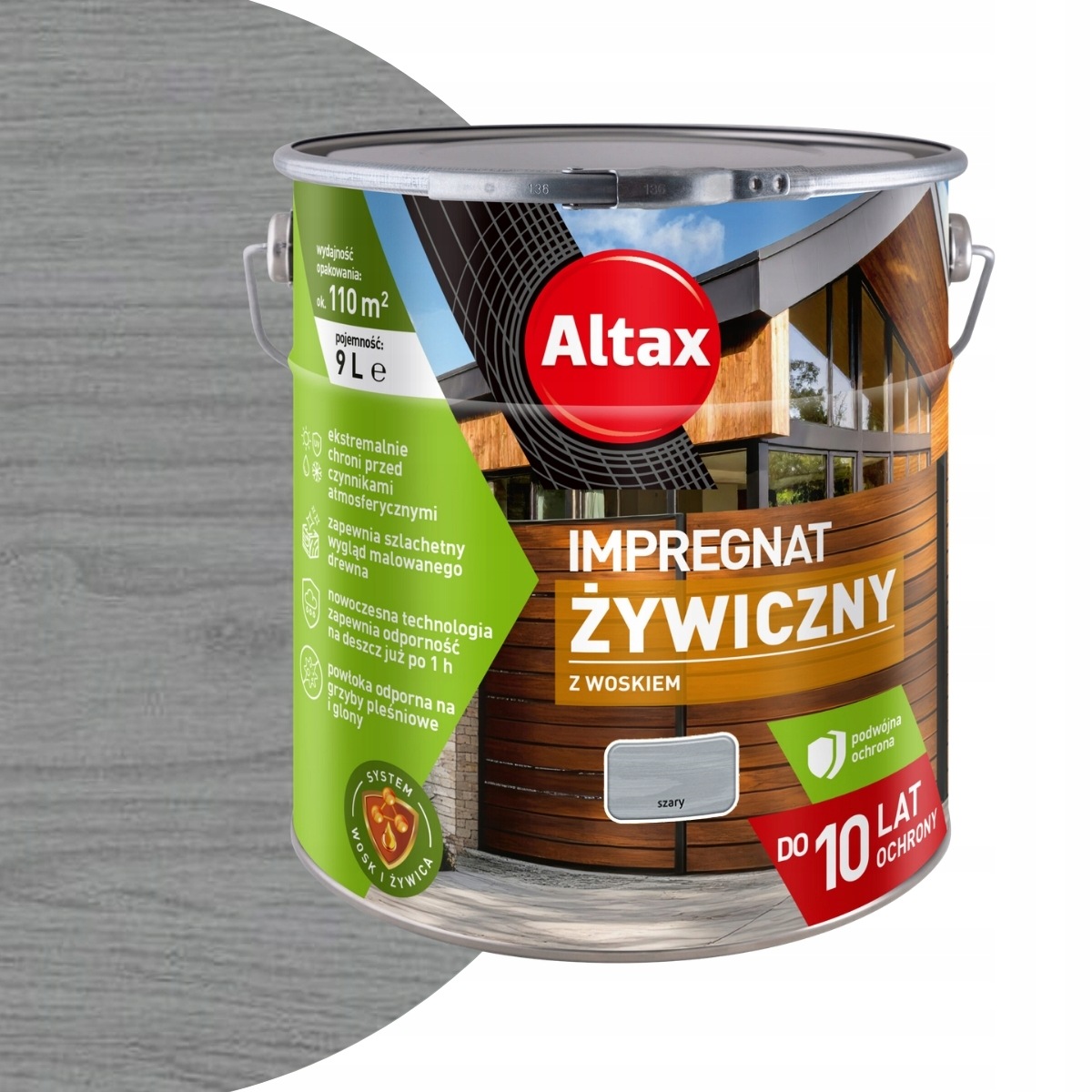 Altax Impregnát pryskyřičný 9L Šedý