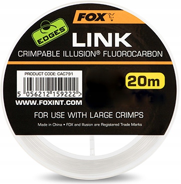 Materiał Przyponowy Fox Fluorocarbon 0,64mm 20m