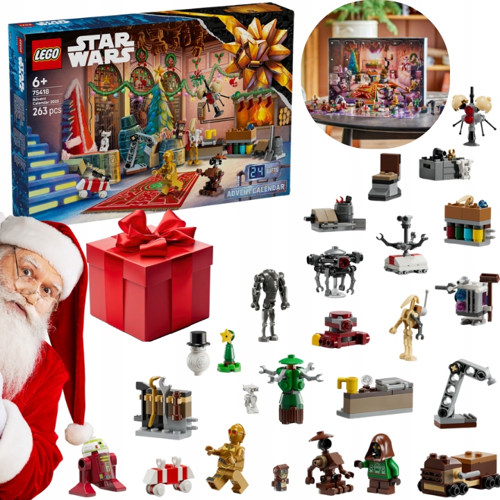 Lego Star Wars 75418 Kalendarz Adwentowy Dla Dziecka Fanów Gwiezdne Wojny
