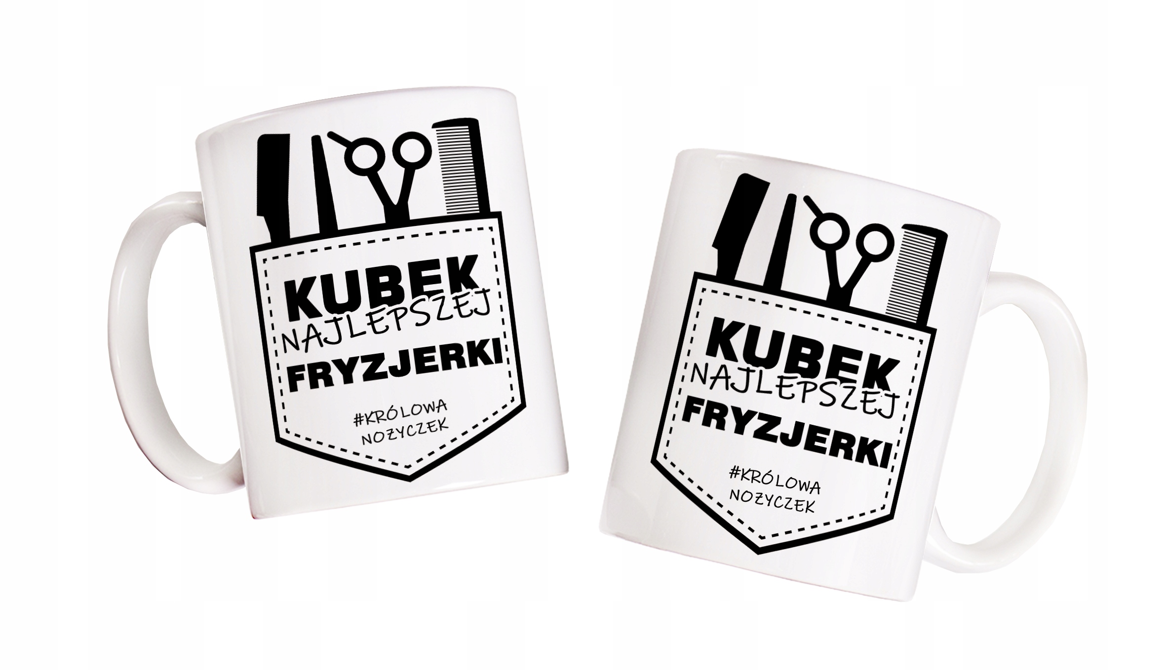 

Kubek Najlepszej Fryzjerki dla królowej nożyczek