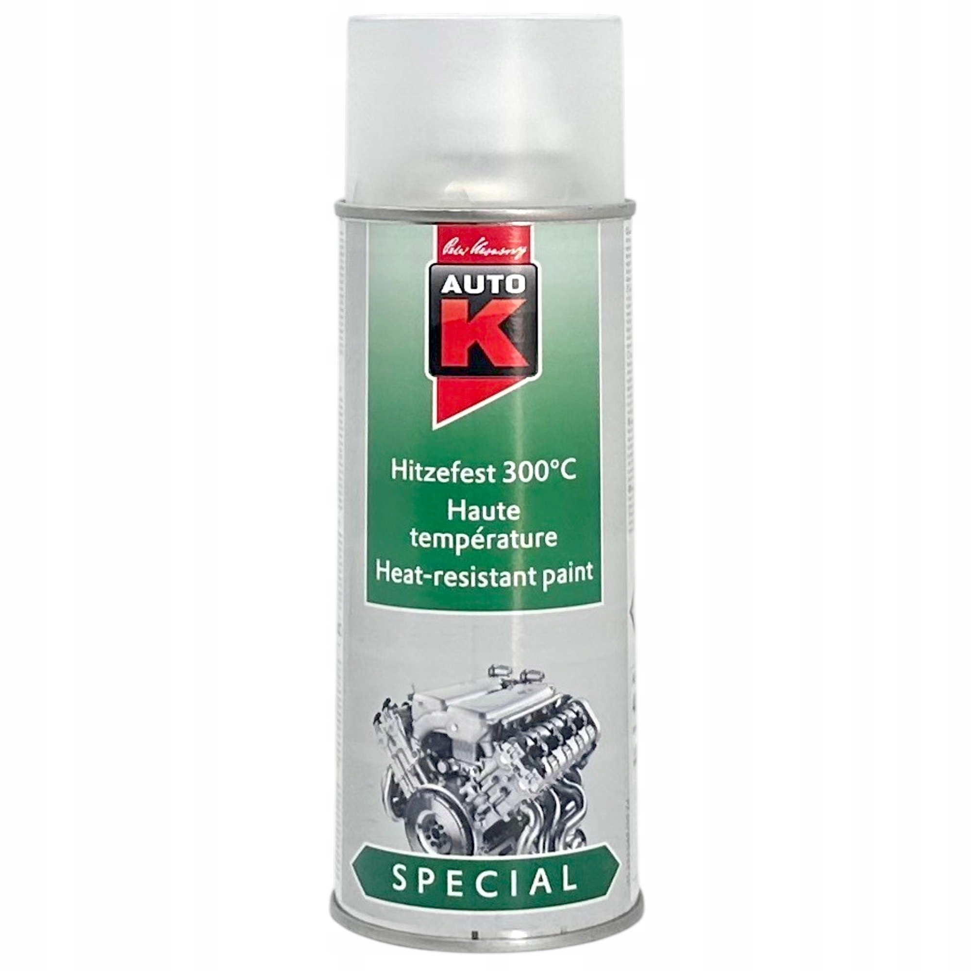 Farba Żaroodporna do silnika Lakier Spray 400ML Bezbarwny 300°C
