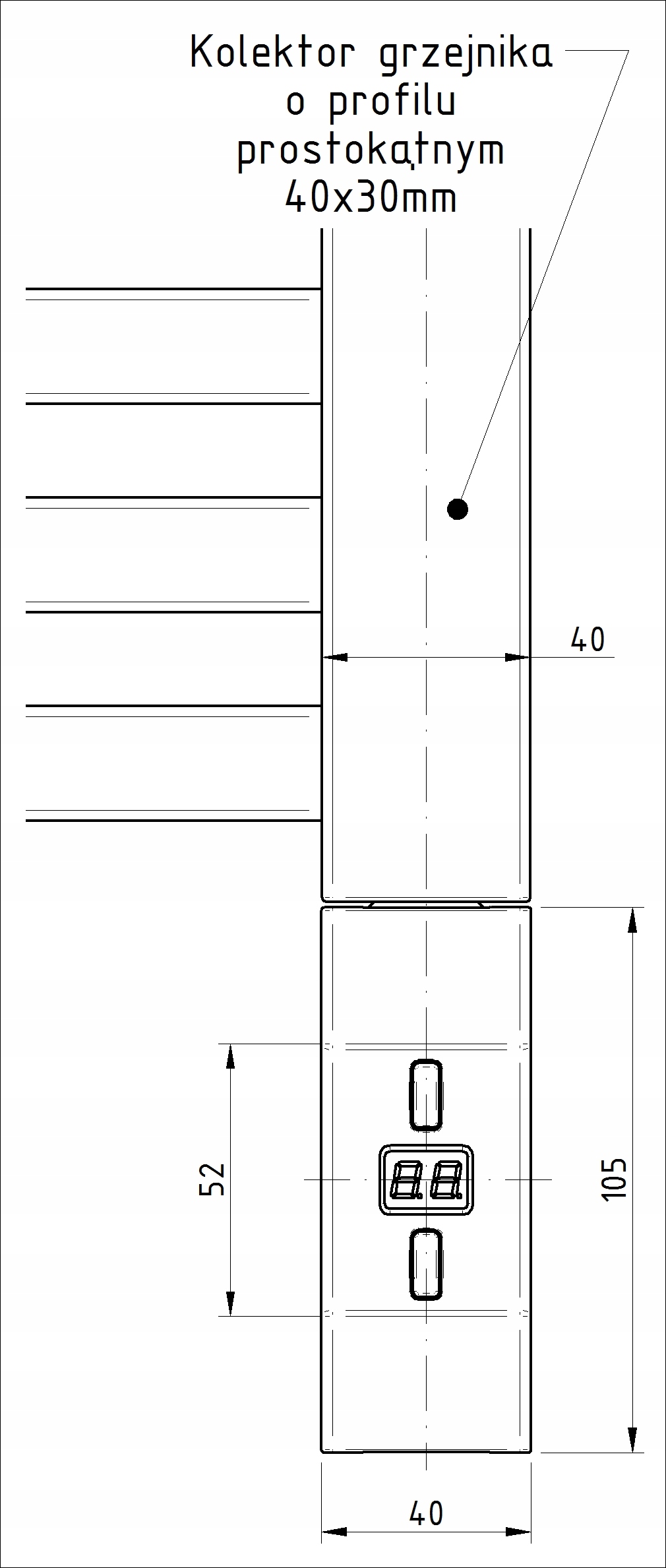 Grzałka H+E Moc grzewcza 300 W