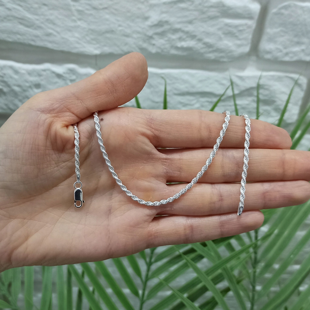 Łańcuszek srebrny Kordel 55cm 2.6mm 925 Marka Inna marka