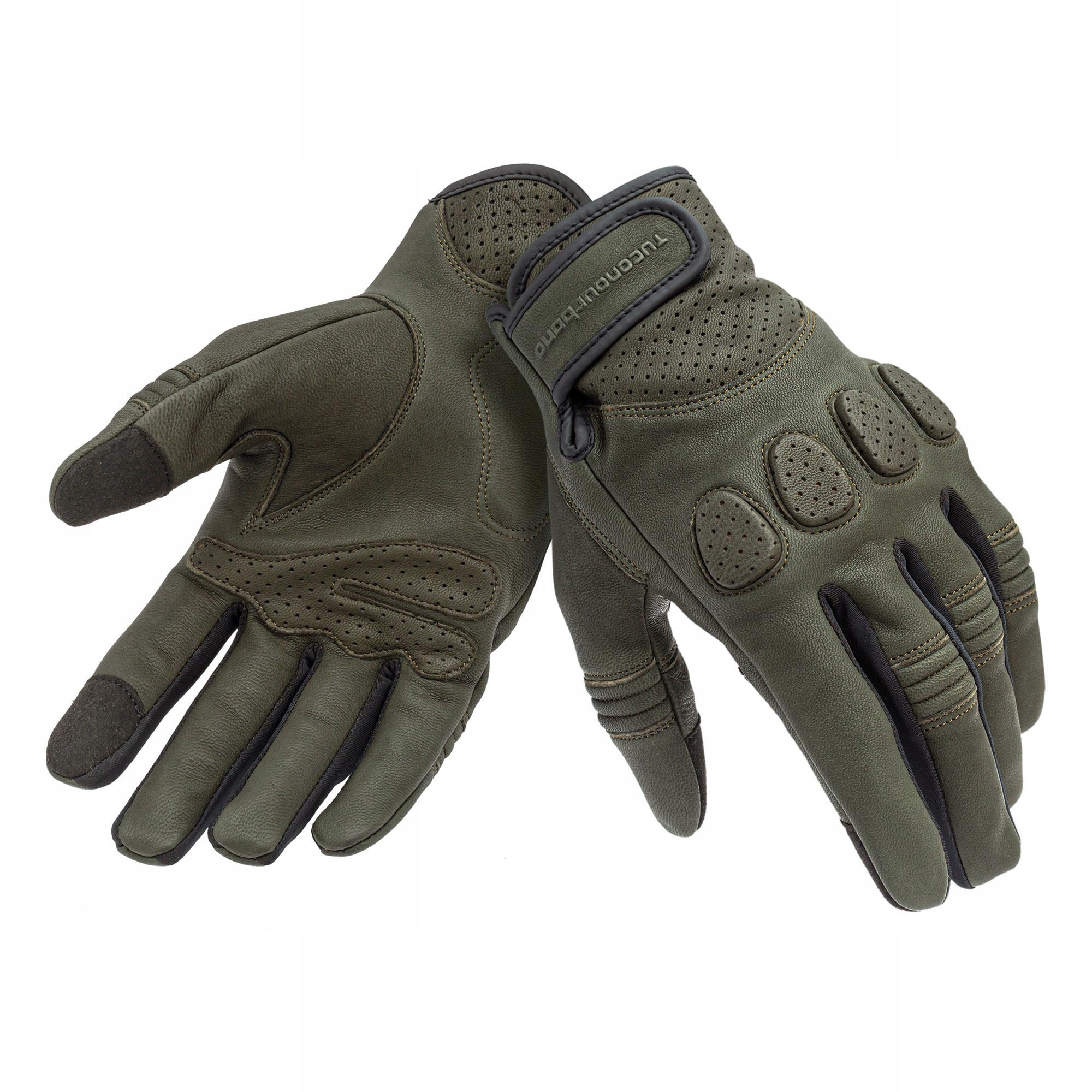TUCANO URBANO Rękawice Skórzane Gig Pro Dark Green XXL