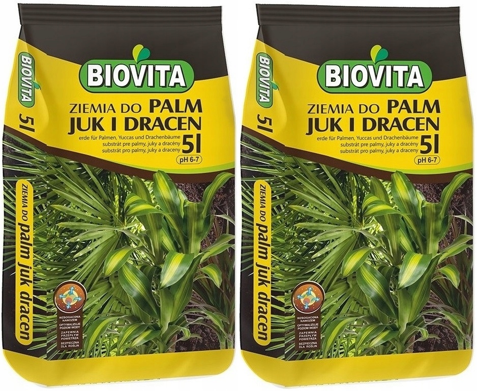 

Ziemia Do Roślin Zielonych Palm Juk i Dracen 10L