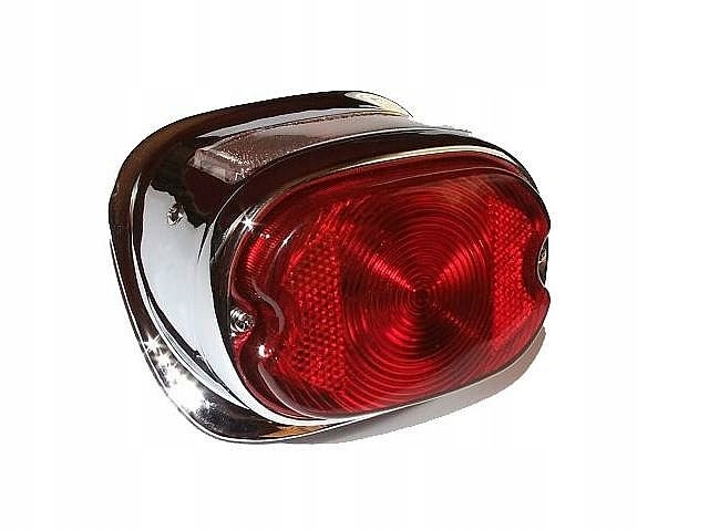 LA-086 - ЗАДНИЙ ФОНАРЬ ЗАДНИЙ УНИВЕРСАЛЬНЫЙ ХРОМ МЕТАЛЛ НА КРЫЛО