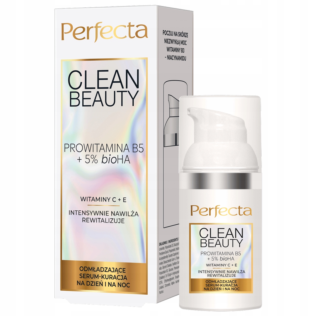 Perfecta Clean Beauty serum na dzień i na noc