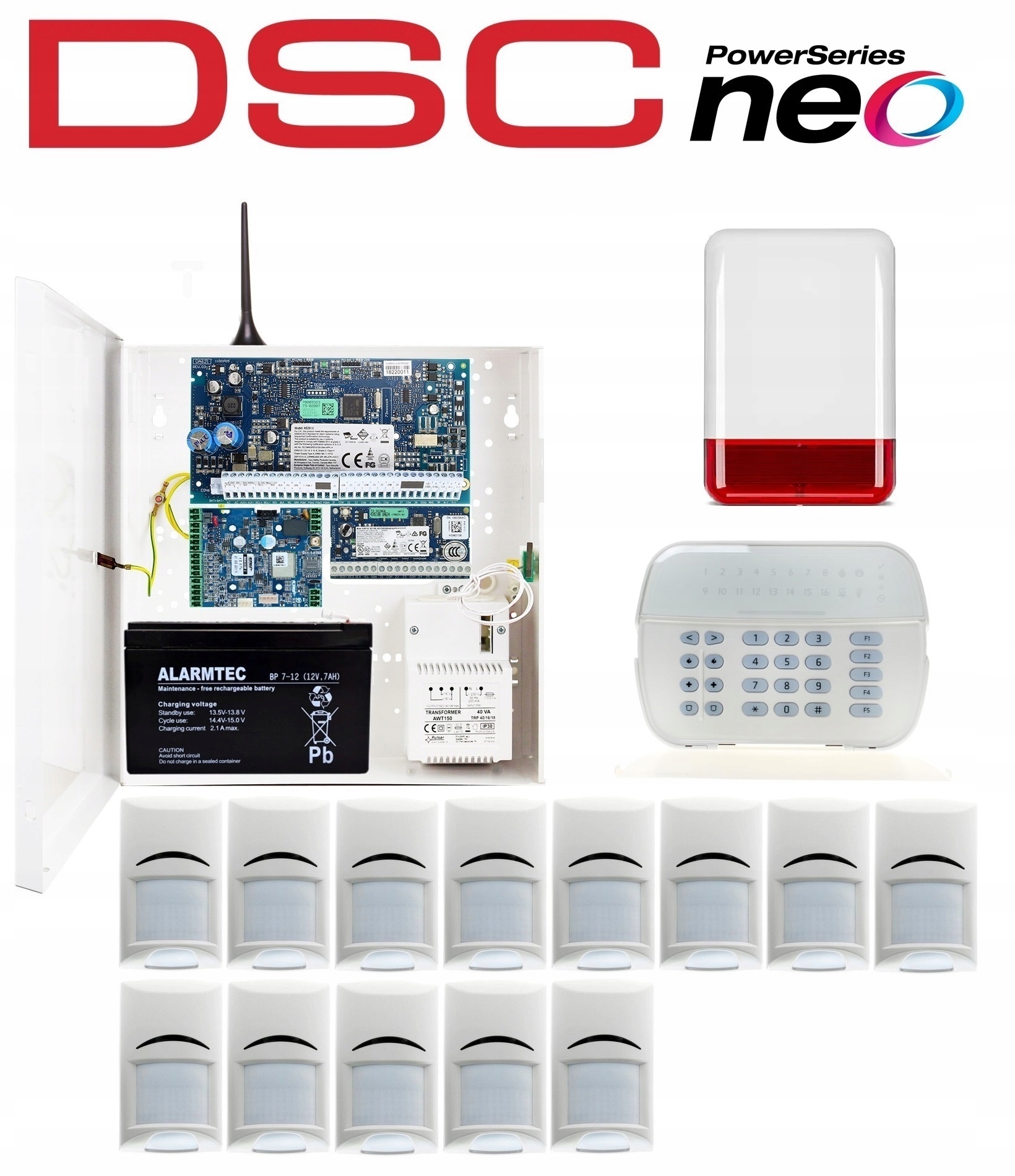 System Alarmowy Dsc Gsm Lte Zestaw 13 Czujek Ruchu Bosch Do Dom Sklep Firmy
