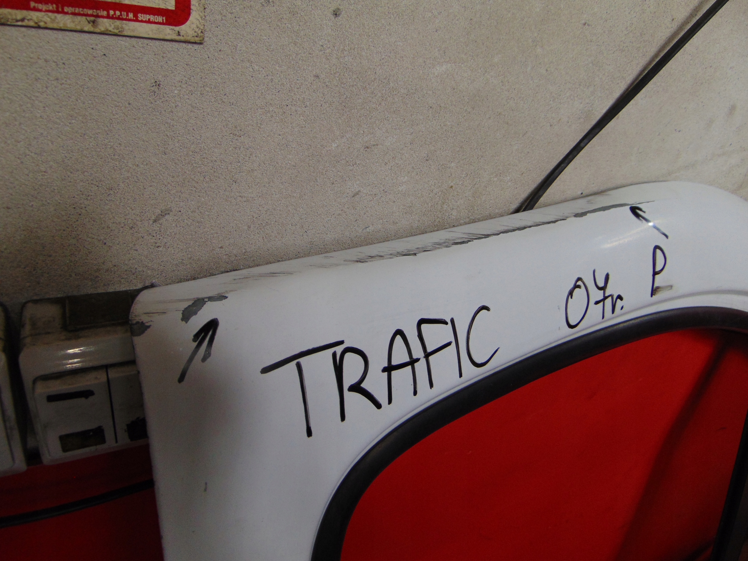 TRAFIC 2 II VIVARO A PRIMASTAR door right front front BIALE