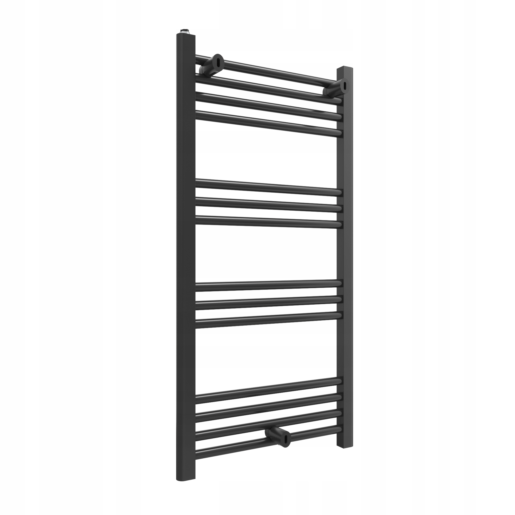 Kúpeľňový Rebríkový Ohrievač 50/100 cm Čierny Kaloryfer Moderný Puerto
