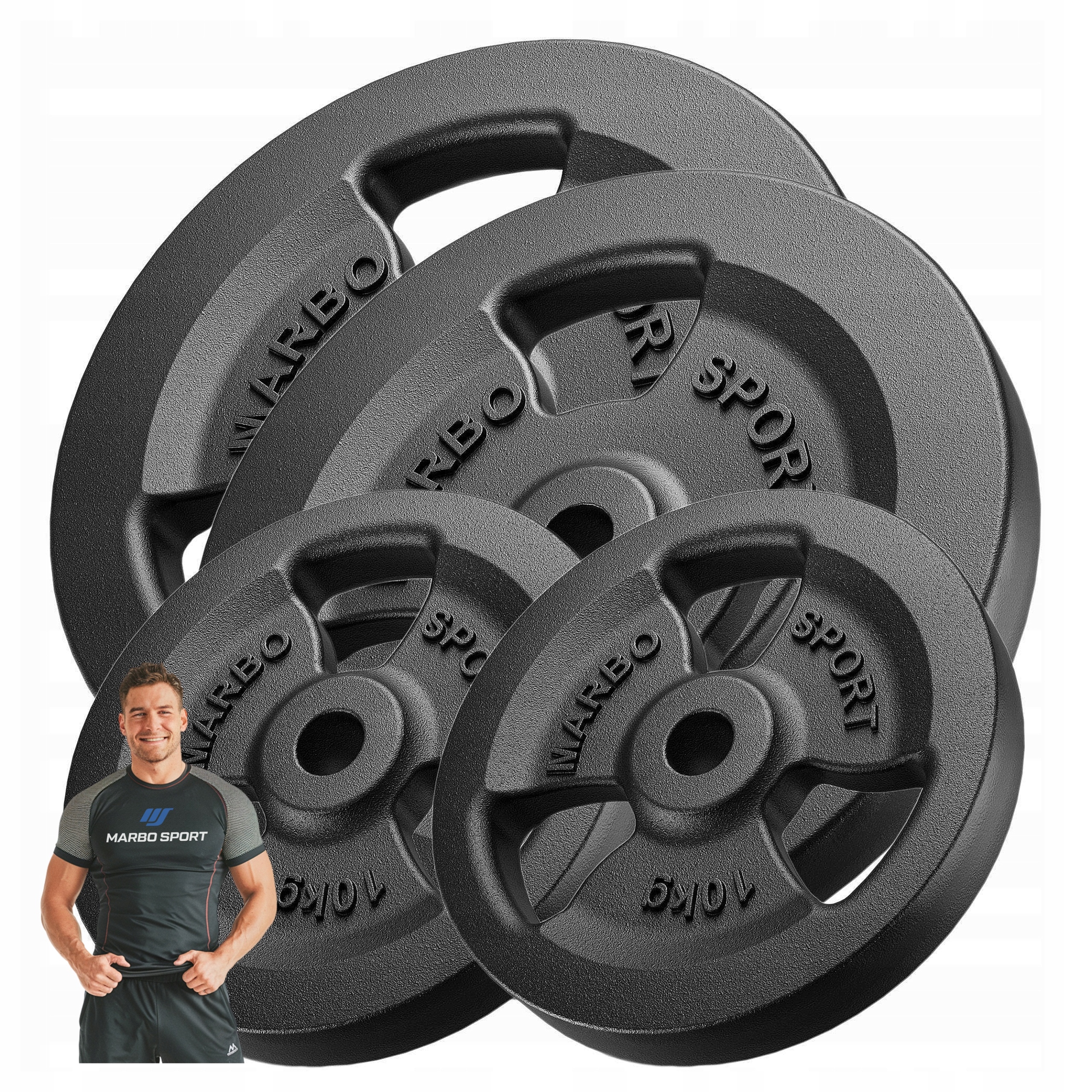 Marbo Sada litinových závaží volant 60 kg