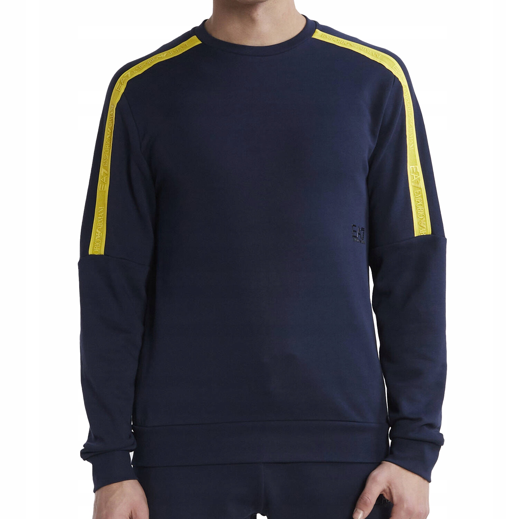 Emporio Armani EA7 pánská mikina tmavě modrá 3DPM56-PJEQZ-1554 XL