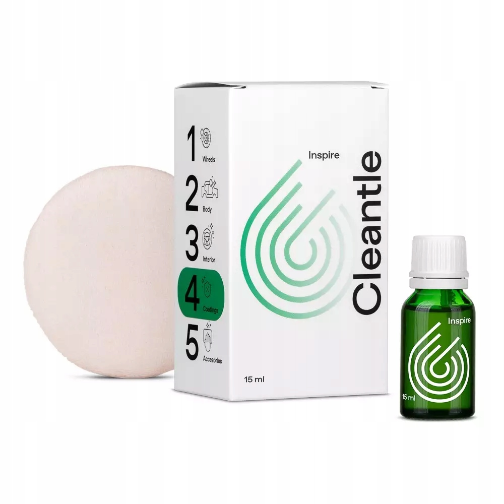 CLEANTLE _ POWŁOKA CERAMICZNA PÓŁTORAROCZNA INSPIRE CERAMIC COATING 15 ML