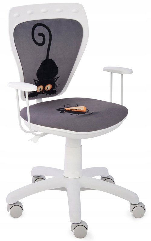 KRZESŁO MINISTYLE WHITE GTP KOT I MYSZ NS