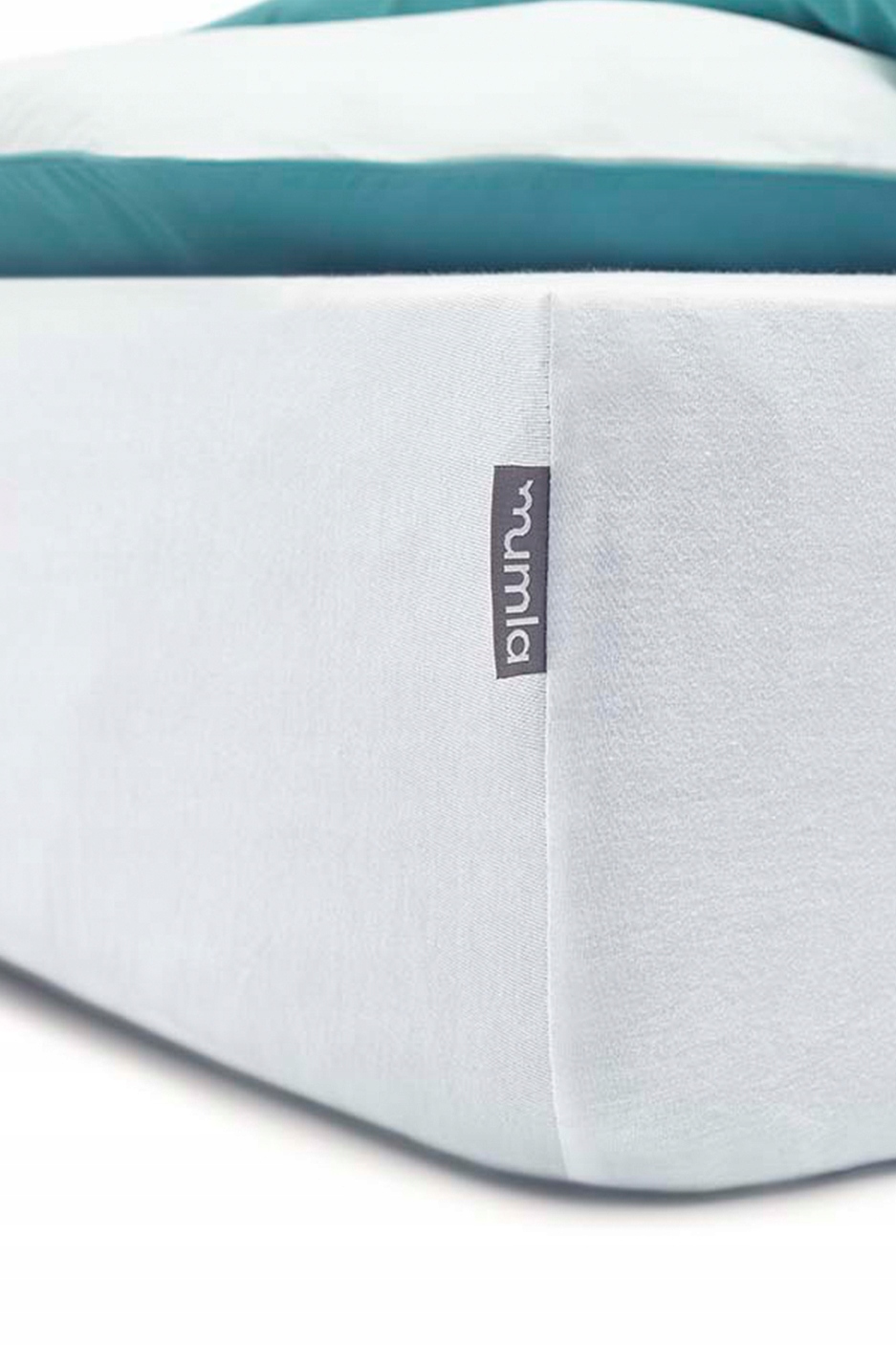 Biele bavlnené prestieradlo 180 x 200 cm na vysoký matrac Mumla