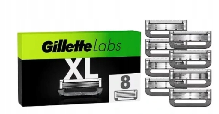 Gillette Labs Wkłady do maszynek 8szt. Oryginalny, Zapakowany,