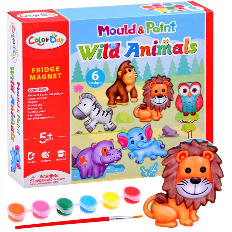 Zrób magnes na lodówkę ZWIERZĘTA Safari ZA3770 Bohater / Bajka brak